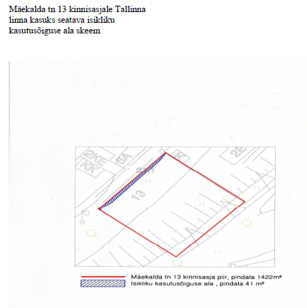 IKÕ asukohaskeem Mäekalda tn 13 kinnisasjal