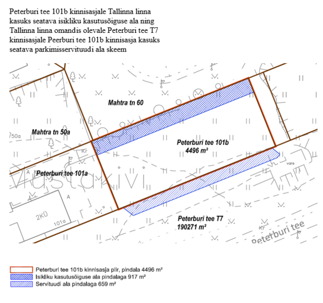 Peterburi tee 101b IKÕ asukohaskeem